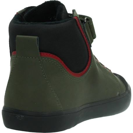 Baskets montantes  à scratch Marine  lt bleu+Vert c0450 9 - vertbaudet enfant 