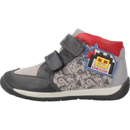 Bottes garçon modèle b each boy Bleu+Gris 8 - vertbaudet enfant 