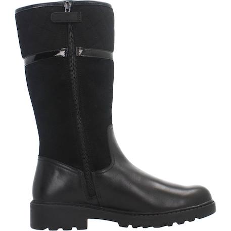 Botte fille cuir casey Noir 1 - vertbaudet enfant 