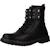 Botte fille synthétique eclair Noir 4 - vertbaudet enfant 