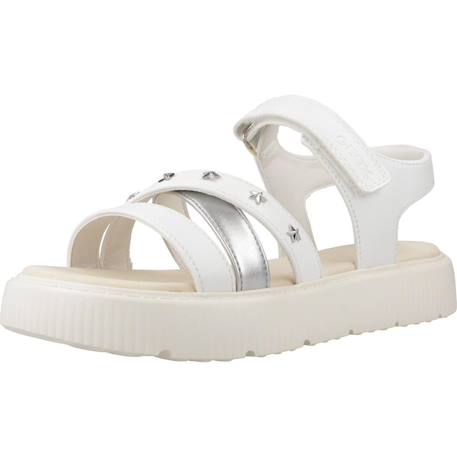 Sandales fille modèle j sandal kodette gir Blanc c0007 4 - vertbaudet enfant 