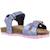 Sandales fille modèle b sandal chalki girl Bleu c0694+Bleu cf48t 11 - vertbaudet enfant 