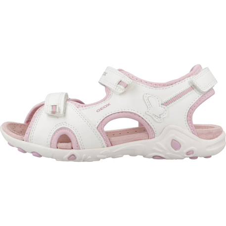 Sandales fille modèle j sandal whinberry g Blanc c0406 2 - vertbaudet enfant 