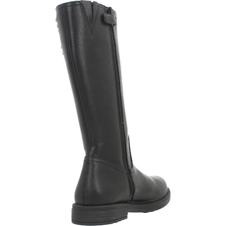 Botte fille cuir eclair Noir 3 - vertbaudet enfant 