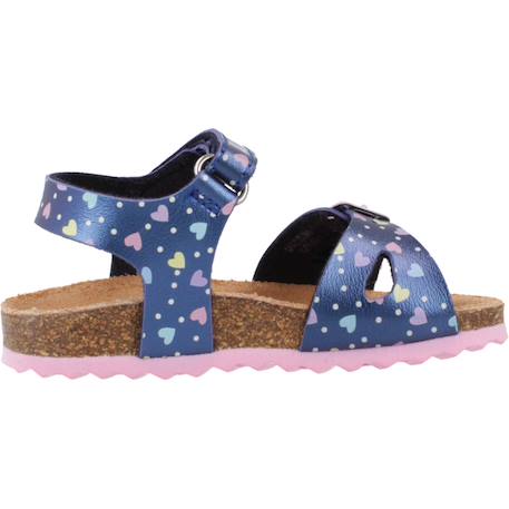 Sandales fille modèle b sandal chalki girl Bleu c0694+Bleu cf48t 1 - vertbaudet enfant 
