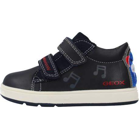 Basket garçon modèle 139938 Bleu c4075+Noir c0054 2 - vertbaudet enfant 