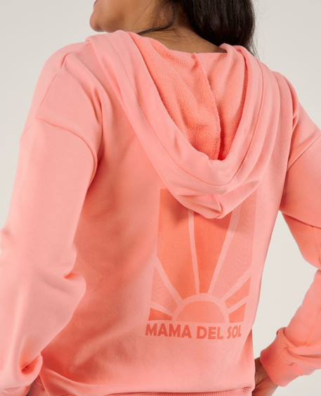 Sweat hoodie de grossesse et d'allaitement coconut Abricot+Lila+Vanille 6 - vertbaudet enfant 