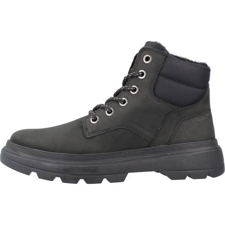 Botte garçon cuir kiddartah Noir+Vert 2 - vertbaudet enfant 