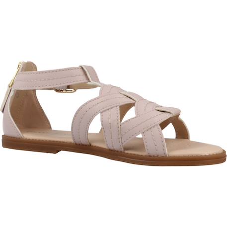 Sandales fille modèle j5535g Noir c9999+Rose c8172 11 - vertbaudet enfant 