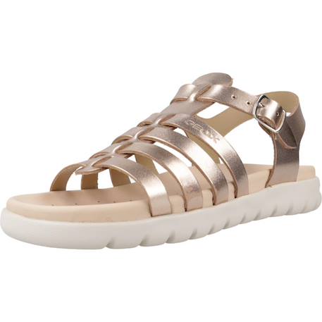 Sandales fille modèle j s. Soleima g.b - metal.lea Bronze c7018+Rose c8002 4 - vertbaudet enfant 