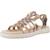 Sandales fille modèle j s. Soleima g.b - metal.lea Bronze c7018+Rose c8002 4 - vertbaudet enfant 