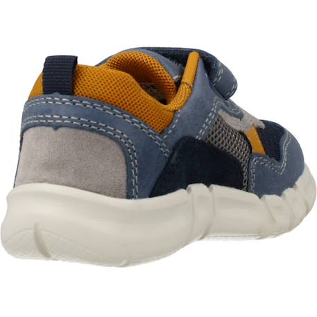 Basket garçon cuir bébé flexyper Bleu c0661+Bleu c4mf4 9 - vertbaudet enfant 
