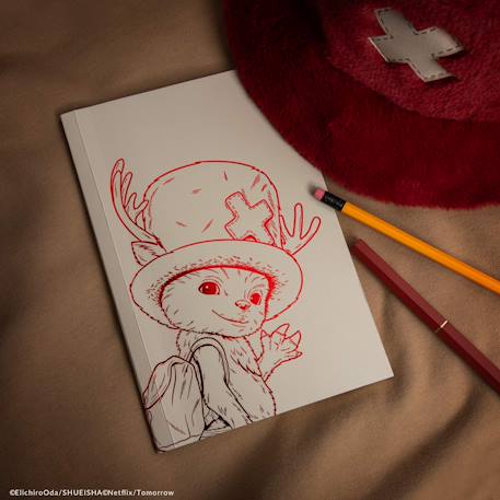 Carnet croquis de chopper - one piece Beige 2 - vertbaudet enfant 