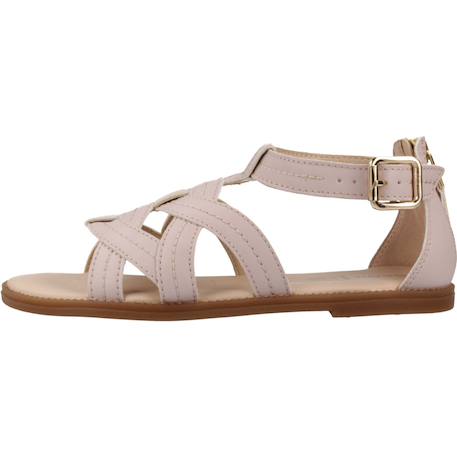 Sandales fille modèle j5535g Noir c9999+Rose c8172 8 - vertbaudet enfant 