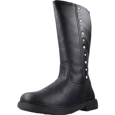 Botte fille synthétique eclair Noir 4 - vertbaudet enfant 