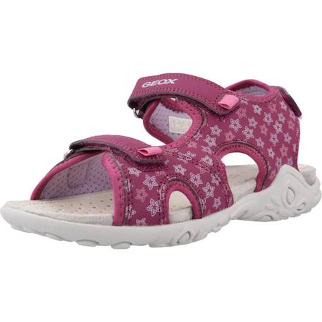 Sandales fille modèle j sandal whinberry g Bordeaux cp88r 4 - vertbaudet enfant 