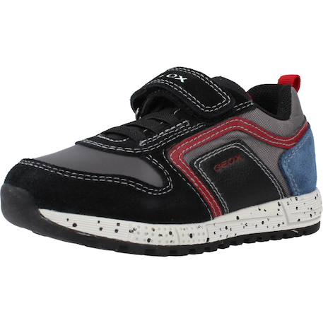 Basket garçon cuir bébé alben Bleu c4335+Noir c0260 10 - vertbaudet enfant 