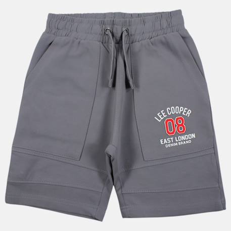 Bermuda enfant garçon avec logo et cordon Beige+Gris+Kaki+Marine 8 - vertbaudet enfant 