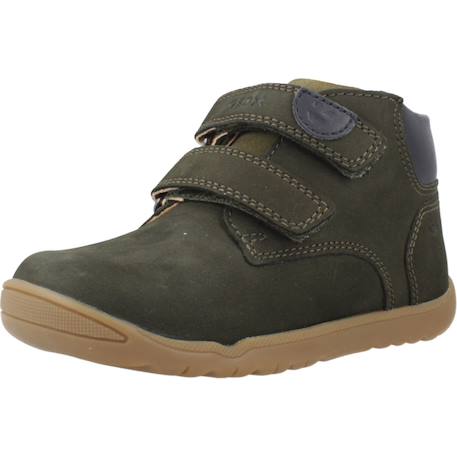 Bottes garçon modèle b macchia boy Bleu+Bleu c9241+Marron+Marron c5046+Vert 28 - vertbaudet enfant 