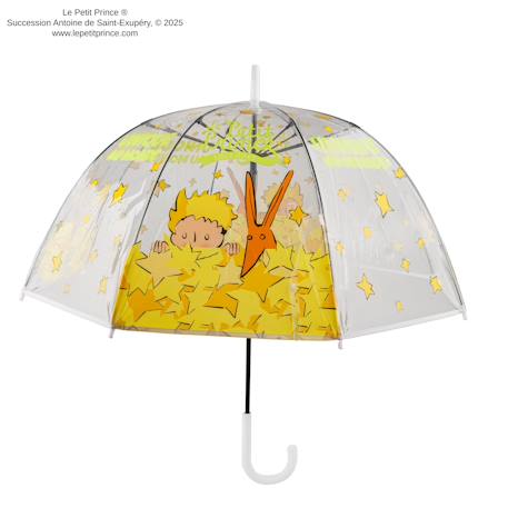 Parapluie transparent unique au monde - le petit prince Jaune 3 - vertbaudet enfant 