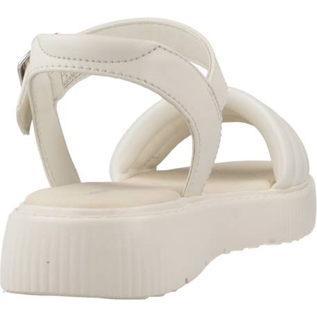 Sandales fille modèle j sandal kodette gir Blanc c1058+Noir c9999 3 - vertbaudet enfant 