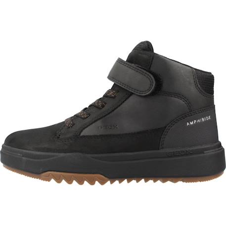 Bottes garçon modèle j bunshee b. Bleu c0045+Noir c9999 8 - vertbaudet enfant 
