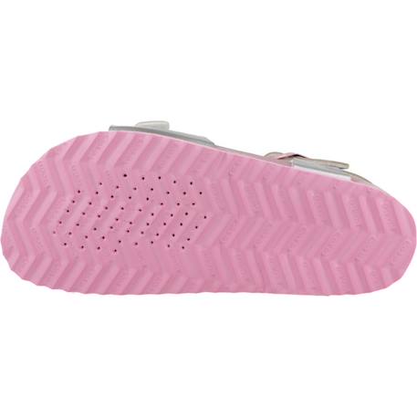 Sandales à brides Argent rose+Gris+Rose c0514 12 - vertbaudet enfant 