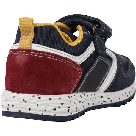 Basket garçon cuir bébé alben Bleu c4335+Noir c0260 3 - vertbaudet enfant 