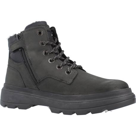 Botte garçon cuir kiddartah Noir+Vert 5 - vertbaudet enfant 
