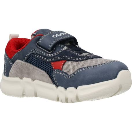 Basket garçon cuir bébé flexyper Bleu c0661+Bleu c4mf4 5 - vertbaudet enfant 