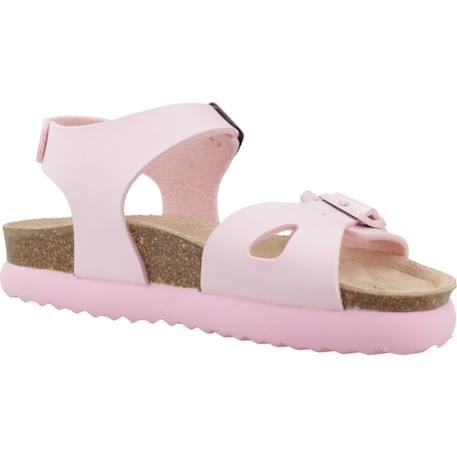 Sandales fille modèle j sandal bubblebow g Bleu c4016+Rose c8010 11 - vertbaudet enfant 