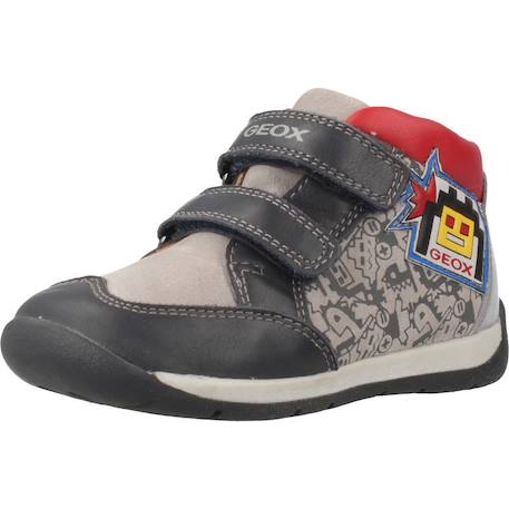 Bottes garçon modèle b each boy Bleu+Gris 10 - vertbaudet enfant 