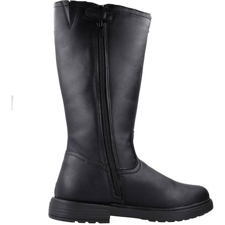 Botte fille synthétique eclair Noir 1 - vertbaudet enfant 