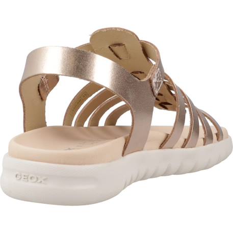 Sandales fille modèle j s. Soleima g.b - metal.lea Bronze c7018+Rose c8002 3 - vertbaudet enfant 