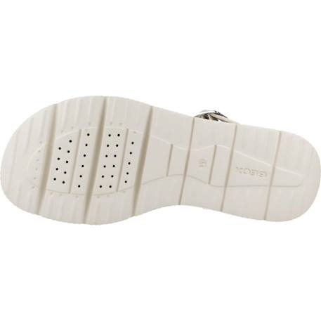 Sandales fille modèle j sandal kodette gir Blanc c1058+Noir c9999 6 - vertbaudet enfant 