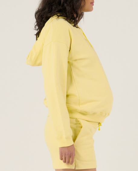 Sweat hoodie de grossesse et d'allaitement coconut Abricot+Lila+Vanille 14 - vertbaudet enfant 