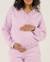 Sweat hoodie de grossesse et d'allaitement coconut Abricot+Lila+Vanille 7 - vertbaudet enfant 