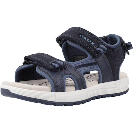 Sandale garçon cuir sandal alben Bleu c0700 4 - vertbaudet enfant 