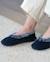 Chaussons ballerines semelle ultra-souple, confortables, semelle à mémoire de forme Léopard+Marine 8 - vertbaudet enfant 