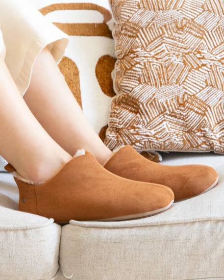Chaussons bottillons ultra confortables Camel+Noir+Rose chiné 2 - vertbaudet enfant 