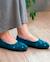 Chaussons ballerines souples, ultra confortables et légers, confort technologie everywear Bleu canardfleurs+Bleu marine+Grisirisé+Rayuresbleues+Sauge+Sauge noeud irisé 2 - vertbaudet enfant 