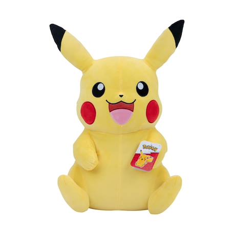 Peluche pikachu 60cm Jaune 2 - vertbaudet enfant 