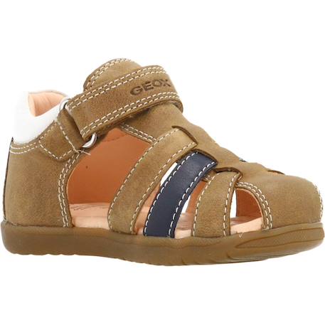 Sandales garçon modèle b sandal macchia boy Bleu c4229+Marron c5102 11 - vertbaudet enfant 