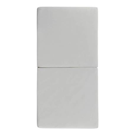 Matelas bébé pliant 2 parties 60x120cm Gris clair 3 - vertbaudet enfant 