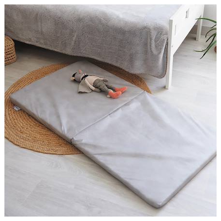 Matelas bébé pliant 2 parties 60x120cm Gris clair 5 - vertbaudet enfant 
