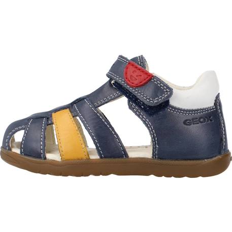 Sandales garçon modèle b sandal macchia boy Bleu c4229+Marron c5102 2 - vertbaudet enfant 