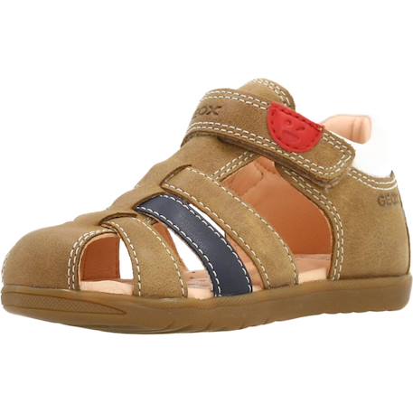 Sandales garçon modèle b sandal macchia boy Bleu c4229+Marron c5102 10 - vertbaudet enfant 