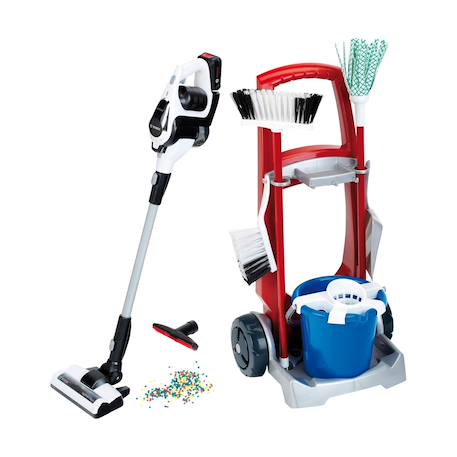 Chariot ménage avec l'aspirateur unlimited de bosch Multicolore 1 - vertbaudet enfant 