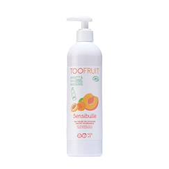 Puériculture-Toilette de bébé-Le bain-Soin du corps-Savon et gel lavant-Gelée de douche bio  sensibulle abricot-pêche ecoformat
