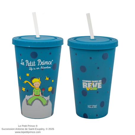 Gobelet tumbler la vie est une aventure - le petit prince Bleu 4 - vertbaudet enfant 
